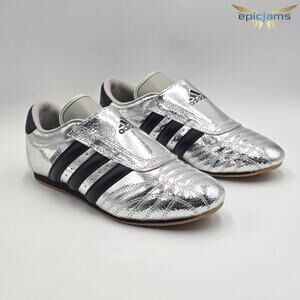 adidas Originals Women's Size 8 Taekwondo Shoes JH9664 Silver Metallic New